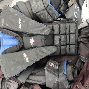 Bauer Elite Black and Blue Hockey Gear